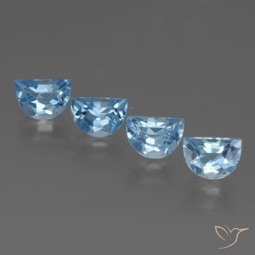 4.24ctw Natural Swiss Blue Topaz, Fancy, VVS-VS