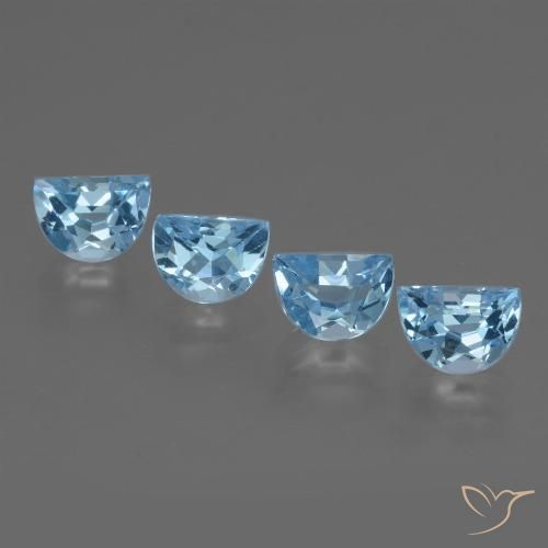 3.79ctw Natural Swiss Blue Topaz, Fancy, VVS-VS