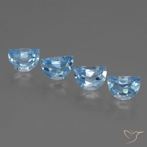 4.07ctw Natural Swiss Blue Topaz, Fancy, VVS-VS