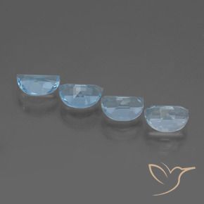 Topaz Gemstones in 7 x 5 mm (calibrated) Size for Sale, Topaz Stones in Sky Blue Color