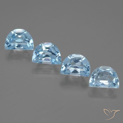 4.18ctw Natural Sky Blue Topaz, Fancy, VVS-VS