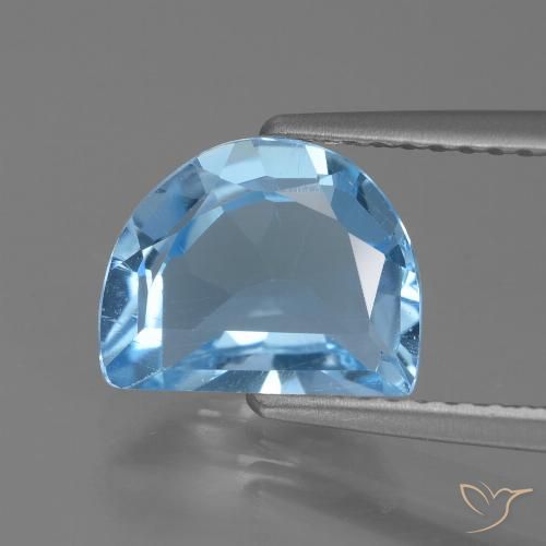 2.46ct Natural Swiss Blue Topaz, Fancy, VVS-VS