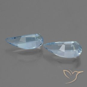 Topaz Gemstones in 9.9 x 5.1 mm Size for Sale, Topaz Stones in Sky Blue Color