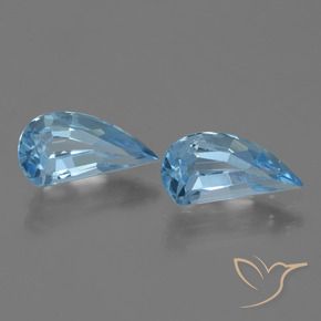 2.95 ctw Blue Topaz Stones, Natural Topaz in Fancy Facet Shape for Sale