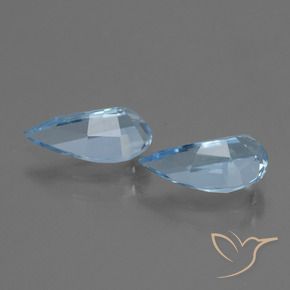 Topaz Gemstones in 9.9 x 5.1 mm Size for Sale, Topaz Stones in Swiss Blue Color