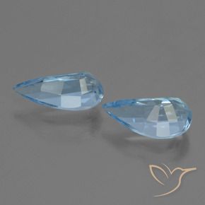 Topaz Gemstones in 9.9 x 5.1 mm Size for Sale, Topaz Stones in Sky Blue Color
