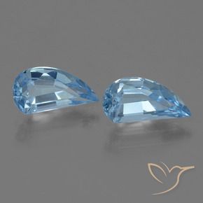 2.90 ctw Blue Topaz Stones, Natural Topaz in Fancy Facet Shape for Sale
