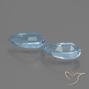 Topaz Gemstones in 10 x 4.9 mm Size for Sale, Topaz Stones in Sky Blue Color