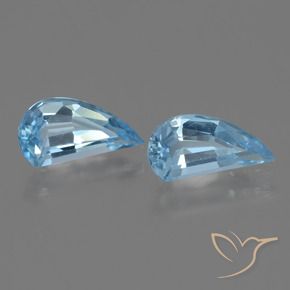 2.79 ctw Blue Topaz Stones, Natural Topaz in Fancy Facet Shape for Sale