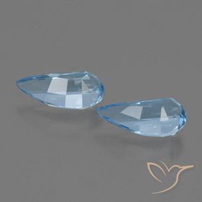 Topaz Gemstones in 9.8 x 4.9 mm Size for Sale, Topaz Stones in Sky Blue Color