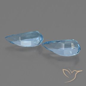 Topaz Gemstones in 9.8 x 4.9 mm Size for Sale, Topaz Stones in Swiss Blue Color