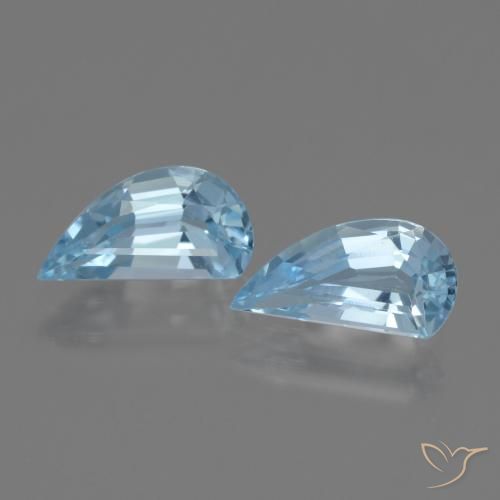 2.76 ct Swiss Blue Topaz, 10.1 x 5.1 mm Odd Shaped From Brazil, Photo A