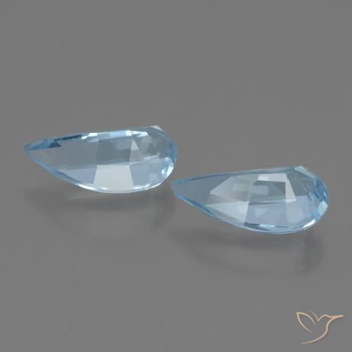 Topaz Gemstones in 10.1 x 5.1 mm Size for Sale, Topaz Stones in Swiss Blue Color