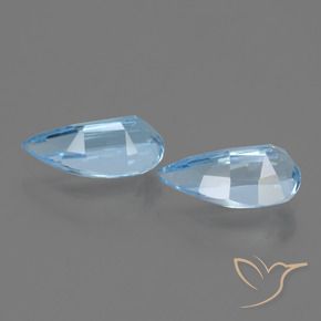 Topaz Gemstones in 10 x 5 mm Size for Sale, Topaz Stones in Sky Blue Color
