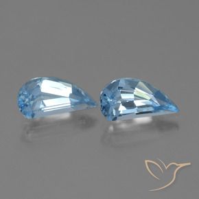 2.73 ctw Blue Topaz Stones, Natural Topaz in Fancy Facet Shape for Sale