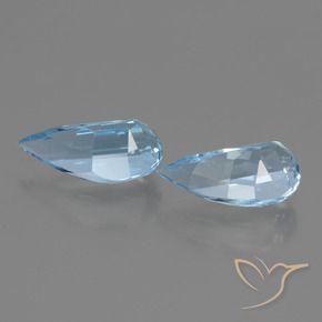 Topaz Gemstones in 9.9 x 5.1 mm Size for Sale, Topaz Stones in Sky Blue Color