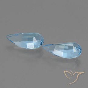 Topaz Gemstones in 10.1 x 5.1 mm Size for Sale, Topaz Stones in Swiss Blue Color