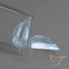 Topaz Gemstones in 9.8 x 5 mm Size for Sale, Topaz Stones in Sky Blue Color