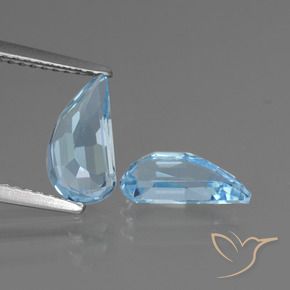 Topaz Gemstones in 9.8 x 5 mm Size for Sale, Topaz Stones in Sky Blue Color