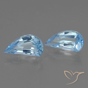 2.78 ctw Blue Topaz Stones, Natural Topaz in Fancy Facet Shape for Sale