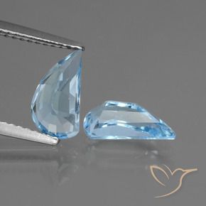 Topaz Gemstones in 9.9 x 5.1 mm Size for Sale, Topaz Stones in Sky Blue Color