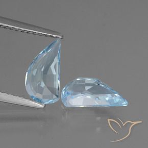 Topaz Gemstones in 9.8 x 5.1 mm Size for Sale, Topaz Stones in Sky Blue Color