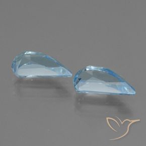 Topaz Gemstones in 9.8 x 5.1 mm Size for Sale, Topaz Stones in Swiss Blue Color