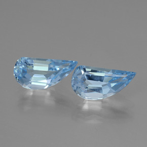 Bleu ciel Topaze gemme - 1.4ct Facette fantaisie (ID: 436777)