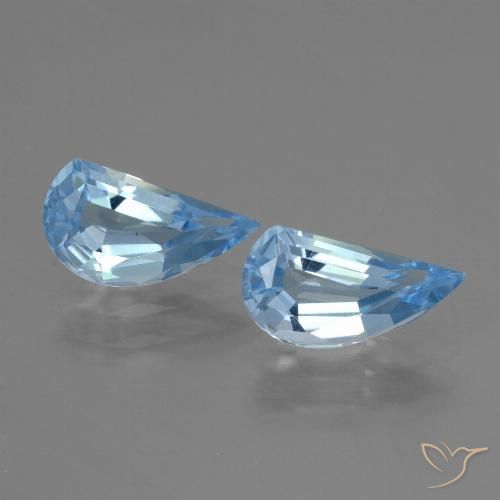 2.71ctw Natural Sky Blue Topaz, Fancy, VVS-VS