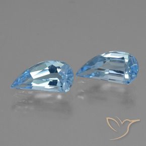 2.83 ctw Blue Topaz Stones, Natural Topaz in Fancy Facet Shape for Sale