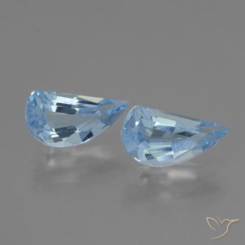 2.82ctw Natural Sky Blue Topaz, Fancy, VVS