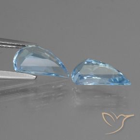 Topaz Gemstones in 9.7 x 5 mm Size for Sale, Topaz Stones in Sky Blue Color