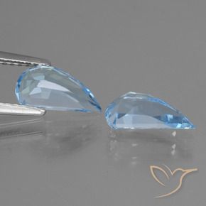 Topaz Gemstones in 10 x 5 mm Size for Sale, Topaz Stones in Sky Blue Color