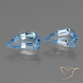 2.63 ctw Blue Topaz Stones, Natural Topaz in Fancy Facet Shape for Sale