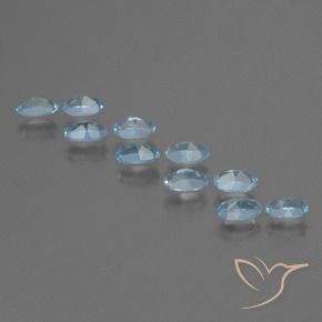 Topaz Gemstones in 5 x 3 mm (calibrated) Size for Sale, Topaz Stones in Sky Blue Color