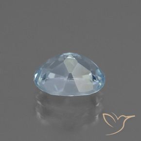 Topaz Gemstone in 9 x 7 mm (calibrated) Size for Sale, Topaz Stone in Sky Blue Color