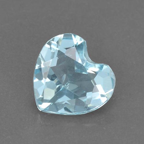 1.2ct Heart Facet Sky Blue Topaz Gem for sale 1.2ct Heart Facet Sky Blue Topaz Gem (ID: 437199)