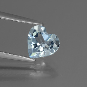 1.1ct Heart Facet Sky Blue Topaz for sale thumb image of 1.1ct Heart Facet Sky Blue Topaz (ID: 437202)