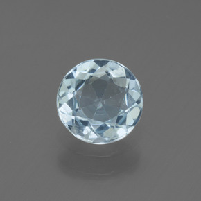 Blau Topas 0.9ct Rund von Brasilien Edelstein