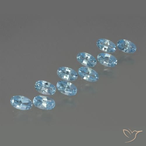 2.78ctw Natural Sky Blue Topaz, Oval, VS