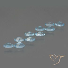 Topaz Gemstones in 5 x 3 mm (calibrated) Size for Sale, Topaz Stones in Sky Blue Color