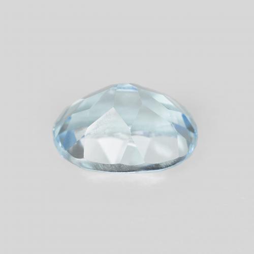 Topaz Gemstone in 9 x 7 mm (calibrated) Size for Sale, Topaz Stone in Baby Blue Color
