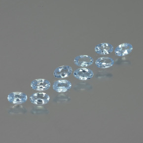 Swiss Blue Topaz Gem - 0.3ct Oval Facet (ID: 437489)