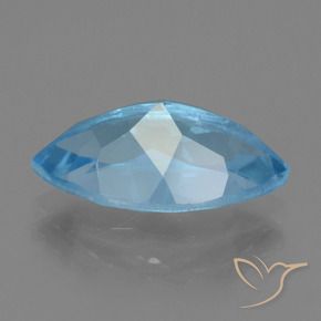 Topaz Gemstone in 14.2 x 8.1 mm Size for Sale, Topaz Stone in Swiss Blue Color