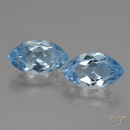 8.19ctw Natural Sky Blue Topaz, Marquise, VVS-VS