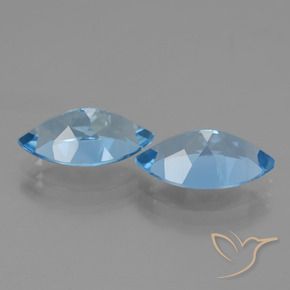 Topaz Gemstones in 14 x 8.1 mm Size for Sale, Topaz Stones in Sky Blue Color