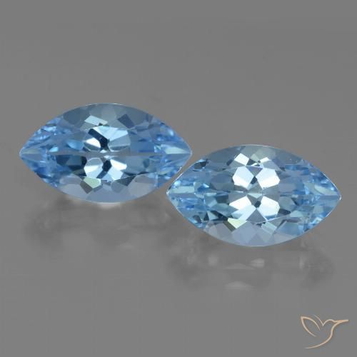 8.65ctw Natural Sky Blue Topaz, Marquise, VS