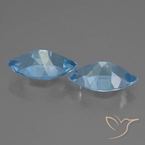 Topaz Gemstones in 14.1 x 8.2 mm Size for Sale, Topaz Stones in Swiss Blue Color