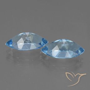 Topaz Gemstones in 14 x 8.2 mm Size for Sale, Topaz Stones in Swiss Blue Color