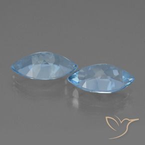 Topaz Gemstones in 14 x 8.1 mm Size for Sale, Topaz Stones in Sky Blue Color